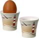 Goebel - Scandic Home Eierdopjes Lighthouse - 2 stuks - Porselein - 6cm