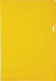 Exacompta Pak van 100 L mappen - gladde PVC 13/100e - A4 - Geel