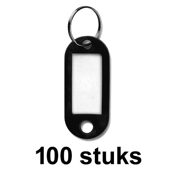 Westcott Sleutelhangers Zwart (100 stuks)