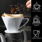 Moritz & Moritz koffiefilter maat 4 wit