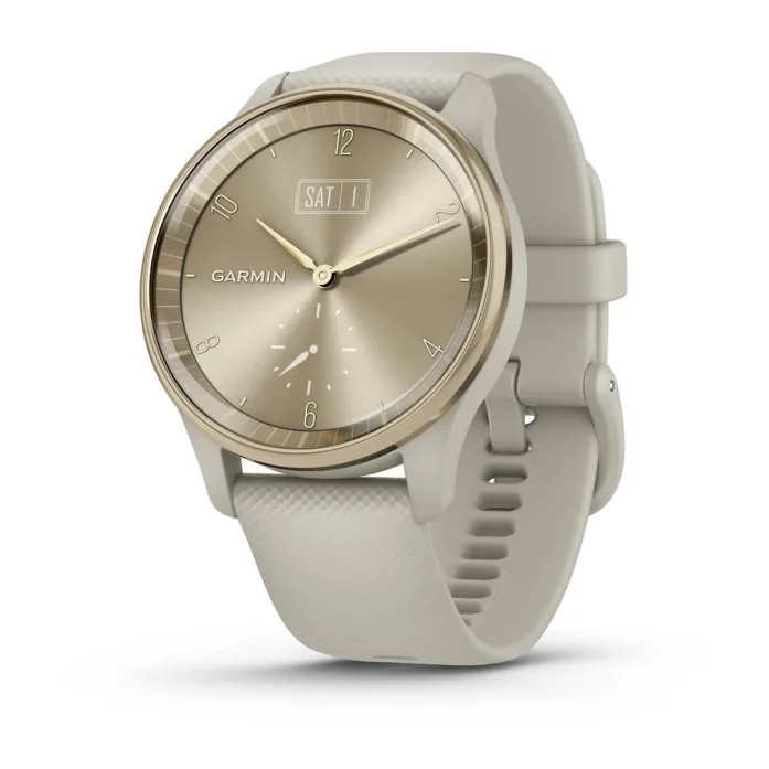 Garmin vivomove Trend Smartwatch - 40mm - Cream Gold