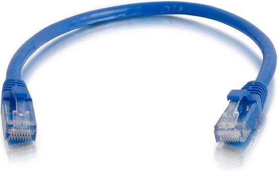 CablesToGo C2G 1 m Cat5e Booted Unshielded (UTP) netwerkpatchkabel - blauw