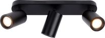 Ledvion - LED Plafondspot - Zwart 3-lichts - Rechthoek - GU10