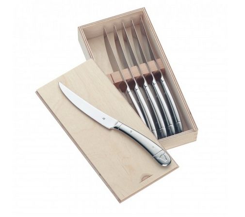 WMF Steak Knife Set - 6 Pieces - Stainless Steel