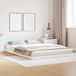 Maison Exclusive Lit plateforme exclusif - Structure blanche pour lit de 140 x 220 cm - Bois massif de pin
