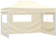 vidaXL Partytent 280 x 410 x 315 cm Crèmekleurig Oxford Stof
