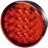 Hella Achterlicht en Remlicht LED Inbouw Rood Glas