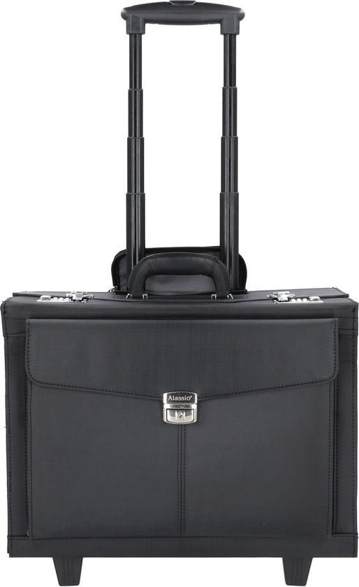 Alassio Trolley Pilotenkoffer ROCCA II - Zwart - EAN: 4021068450343