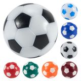 Set Elalove Set van 8 hoogwaardige 32 mm HIPS tafelvoetbalballen, duurzaam, kleurecht, voor tafelvoetbal en mini-voetbal, meerkleurig