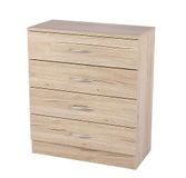 Urban Living Pratik Kast met 4 Lades 60x30xh70cm
