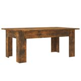 vidaXL salontafel 100x60x42 cm bewerkt hout gerookt eikenkleurig