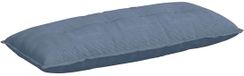 vidaXL Rugkussen Blauw 120 x 50 cm Corduroy stof