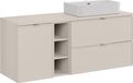 Trust Ensemble de meubles 140 cm avec plateau et vasque à poser