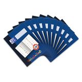 Oxford 100057954 woordenschrift met leersysteem pak van 10 stuks, A4, 16 vellen, liniëring, 3 V, basisschool voor de 3e klas