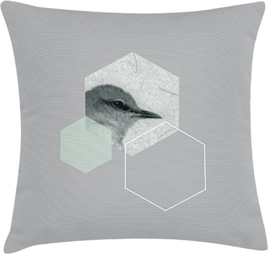 TAK Design Kussen Spring Bird Hexagon - 45x45 cm