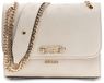GUESS schoudertas Anise Convertible Xbody Flap Stone Logo crème