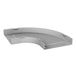 Unex 66110 U23X platte curve, 90°, grijs, 60 mm hoog x 100 mm breed, 2 stuks