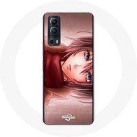 Maniacase Hoesje voor Vivo Y72 Mikasa Ackerman Attack of the Titans Anime Series Japanese