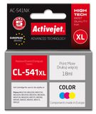 Activejet AC-541NX Cartouche d'encre Remplacement Canon CL-541XL Supreme Bleu Rouge Jaune 18ml
