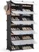Ibenzoa® Schoenenrek met 10 niveaus voor 40 paar schoenen