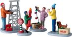 Lemax - Getting Ready To Decorate, Set Of 4