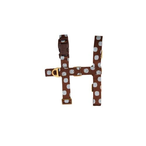 Dogguo Hondenharnas DOT-HARNESS-BROWN/BLUE-S