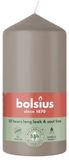 Bolsius Stompkaars Light Taupe Ø58 x 120 mm – 33 Branduren – 6 Stuks