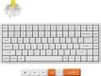 Keychron K2 Max, clavier mécanique sans fil, blanc, Bluetooth, 2.4GHz, LED RGB, hot-swap, disposition QWERTY (États-Unis), Super Switch Banana - K2M-Q4