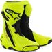 Alpinestars Supertech R Vented Fluo Jaune Noir Bottes de moto - Taille 48