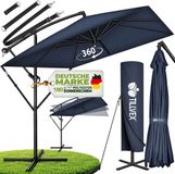 Tillvex Aluminium Zweefparasol Ø 330 cm Navyblauw