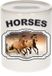Bellatio Decorations Shoppartners Bv Dieren liefhebber bruin paard spaarpot 9 cm