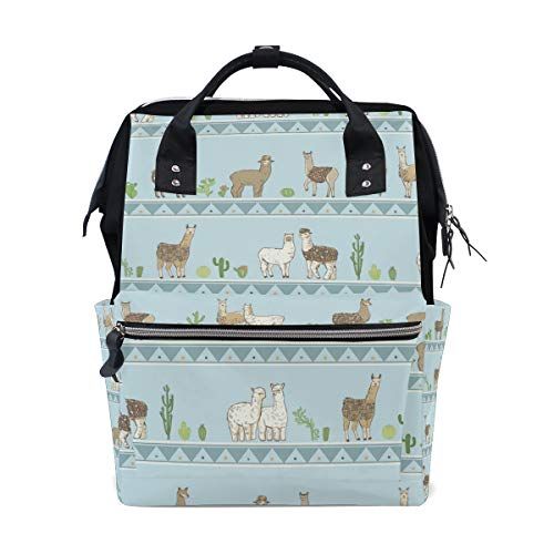 MONTOJ Cartoon Alpaca Canvas Rugzak Reiscampus Rugzak