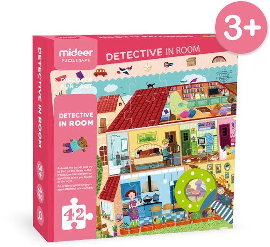 Mideer Puzzel Detective In Kamer 42 Stuks