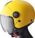 GMS-Moto Gelato Lemon, casque ouvert, Jaune, S