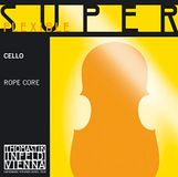 Thomastik-Infeld 26 Super Flexible Gevlochten Stalen Kern Enkele Cello String, Medium Gauge, 4/4, A
