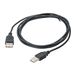 Akyga AK-USB-07 USB 2.0 Verlengkabel 1,8 m Zwart