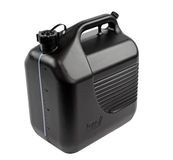 Tayg Jerrycan 20 liter, goedgekeurd, met vulopening en meetstrips, zwart, 603075