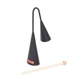 Percussion Plus PP3600 Double Agogo Bellen, Zwart, Medium