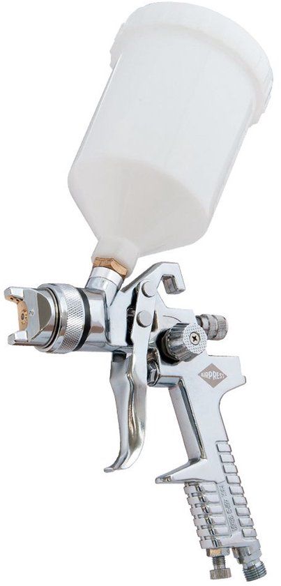 Airpress Verfspuit 3.5 bar 1.7 mm nozzle 600 ml beker