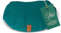 #DoYourYoga - Yoga kussen - »Ganesh« - halve maan meditatiekussen met bio-organische boekweit schalen vulling - 45x30x14 cm - donkergroen