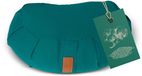 #DoYourYoga - Yoga kussen - »Ganesh« - halve maan meditatiekussen met bio-organische boekweit schalen vulling - 45x30x14 cm - donkergroen