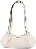 GUESS Amorette Shoulder Satchel Cream White crème