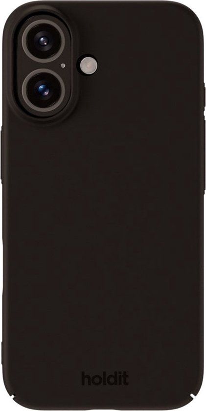 Holdit Slim Case geschikt voor Apple iPhone 16 Plus - Zwart
