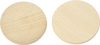 Creativ company Houten knopen, d: 50 mm, china berry, 50 stuks