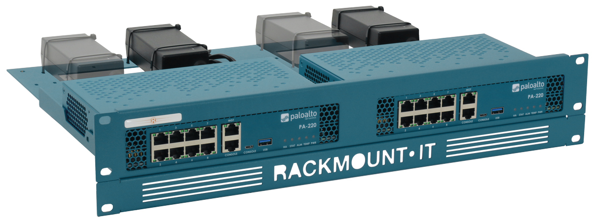 Rackmount.IT Rack Mount Kit voor Palo Alto PA-220 (two appliances on one rack)