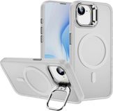 Selected by GSMpunt.nl Hoesje Geschikt voor Apple iPhone 17e / 16e - Compatibel met MagSafe & Qi2 - Back Cover met Standaard - Camera Kickstand - Transparant