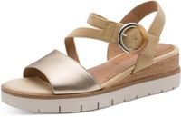 Tamaris - Dames - Plateau Sandalen - Bruin - Maat 37