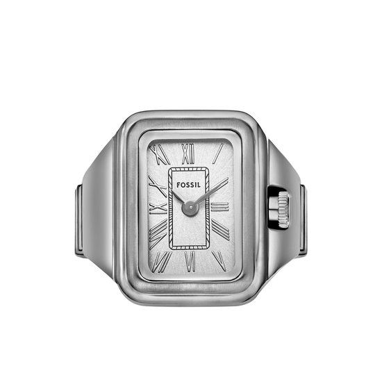 Fossil ES5344 RAQUEL WATCH RING Horloge Dames Zilverkleurig