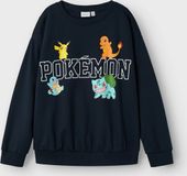 Name It Pokémon Sweater Junior - Maat 146/152 - Katoen/Polyester - Donkerblauw