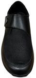 Qfit Zwart comb Leer/leder Haakband 23 cm